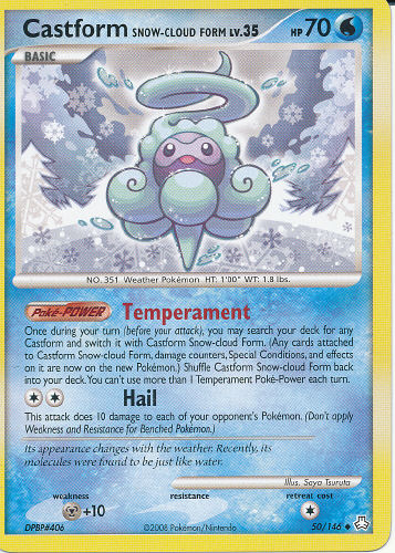 Castform Snow-cloud Form - (DP - Legends Awakened)