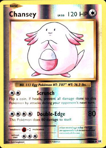 Chansey (Reverse Holo) - (Evolutions)