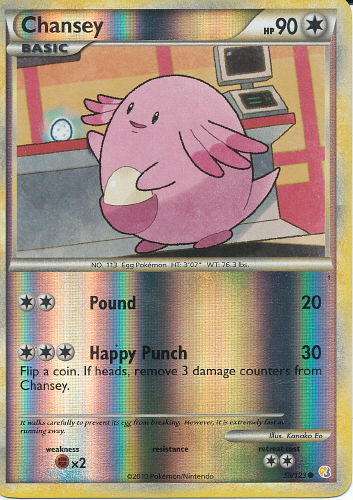 Chansey (Reverse Holo) - (HeartGold & SoulSilver)