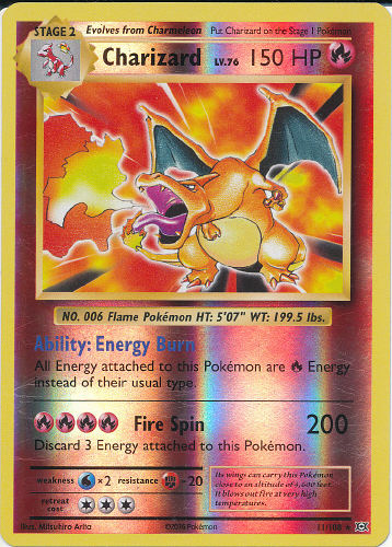 Charizard (Reverse Holo) - (Evolutions)