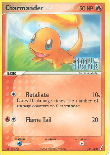 Charmander - (EX Crystal Guardians)