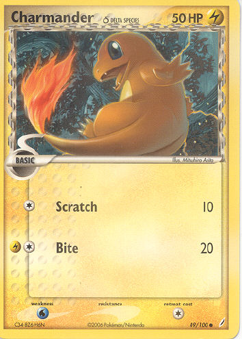 Charmander δ - (EX Crystal Guardians)