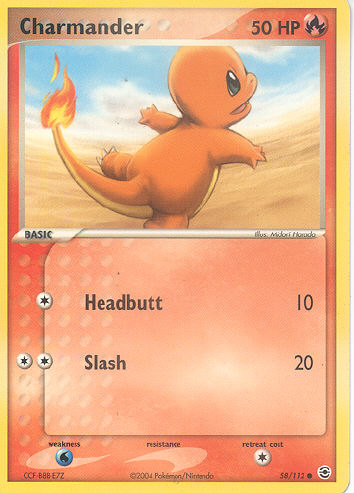 Charmander - (EX FireRed & LeafGreen)