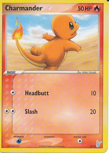 Charmander - (EX: Trainer Kit #2 (Red & Blue))