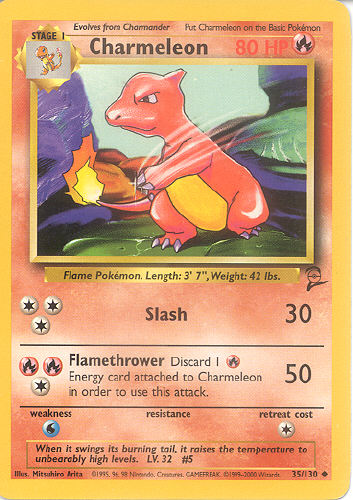 Charmeleon - (Base Set 2)