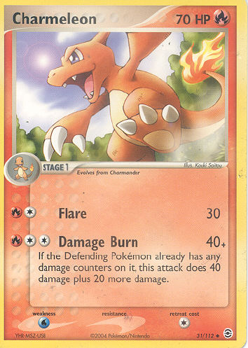 Charmeleon - (EX FireRed & LeafGreen)