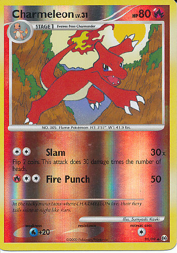 Charmeleon (Reverse Holo) - (Platinum - Arceus)