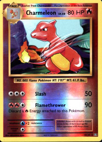 Charmeleon (Reverse Holo) - (Evolutions)