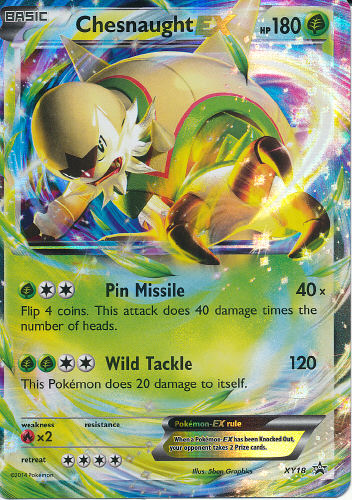 Chesnaught EX - (XY Black Star Promos)