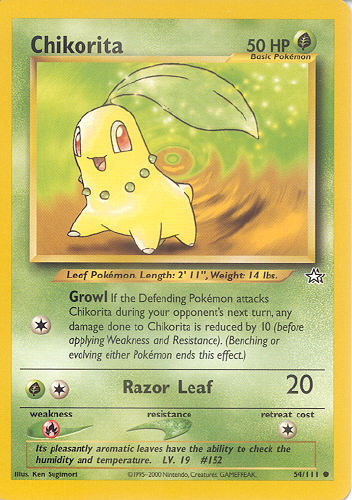 Chikorita - (Neo Genesis)
