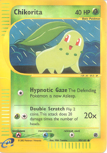 Chikorita (Reverse Holo) - (Expedition)