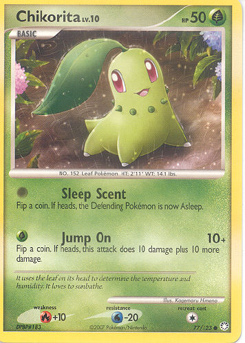 Chikorita - (DP - Mysterious Treasures)