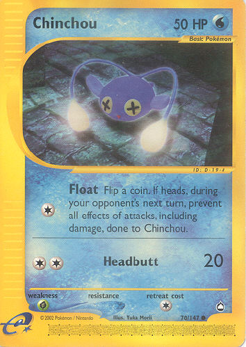 Chinchou - (Aquapolis)