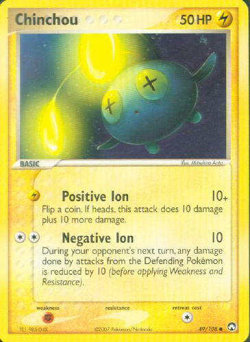 Chinchou - (EX Power Keepers)