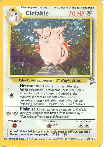 Clefable - (Base Set 2)