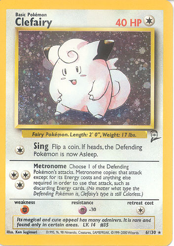 Clefairy - (Base Set 2)