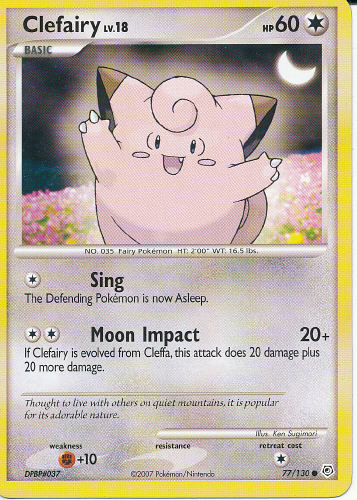 Clefairy - (Diamond And Pearl Base Set)