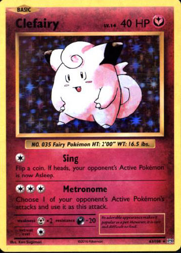 Clefairy - (Evolutions)