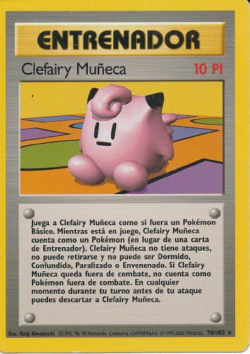 Clefairy Muñeca (Clefairy Doll) - (Base Set)