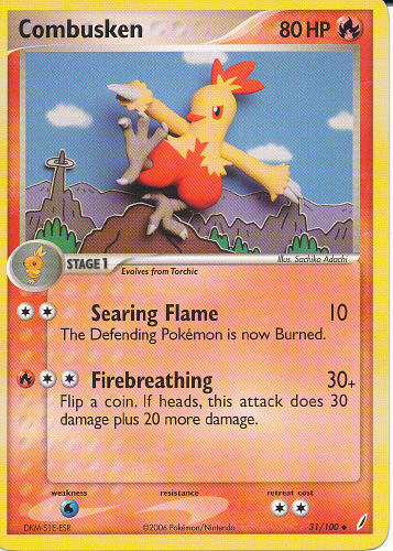 Combusken - (EX Crystal Guardians)