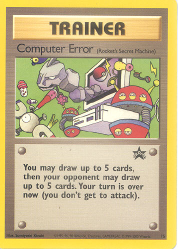 Computer Error (Rocket's Secret Machine) - (Wizards Black Star Promo)