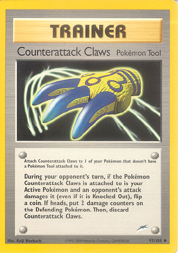 Counterattack Claws (Pokémon Tool) - (Neo Destiny)