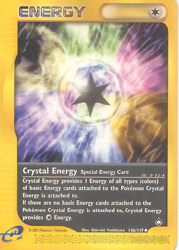 Crystal Energy (Special Energy Card) - (Aquapolis)