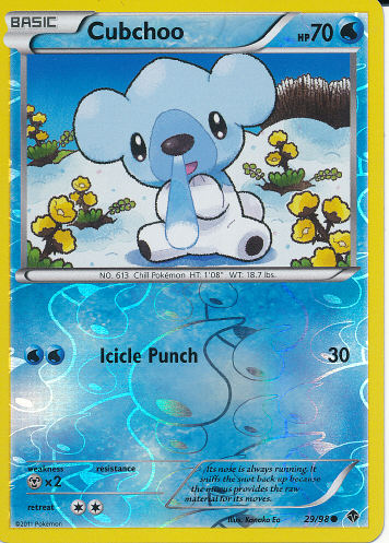 Cubchoo (Reverse Holo) - (Emerging Powers)