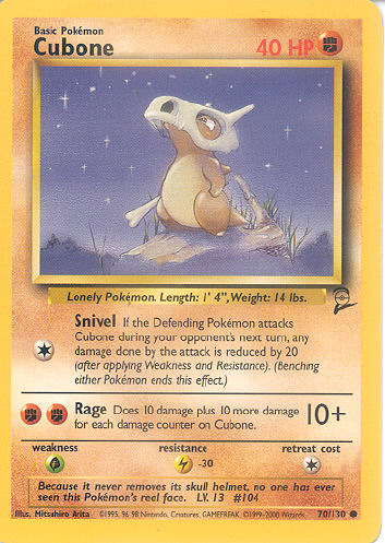 Cubone - (Base Set 2)