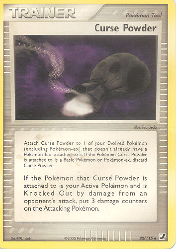 Curse Powder (Pokémon Tool) - (EX Unseen Forces)