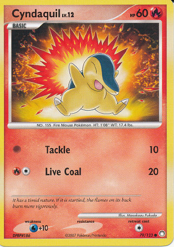 Cyndaquil - (DP - Mysterious Treasures)
