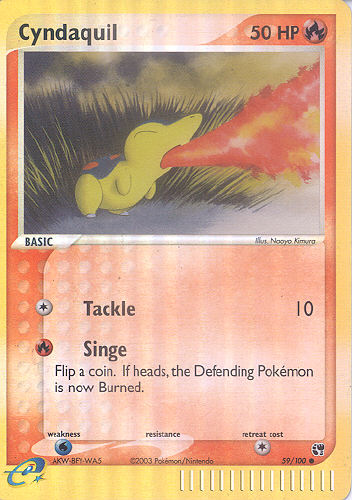 Cyndaquil (Reverse Holo) - (EX Sandstorm)