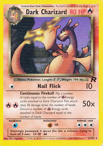 Dark Charizard - (Team Rocket)