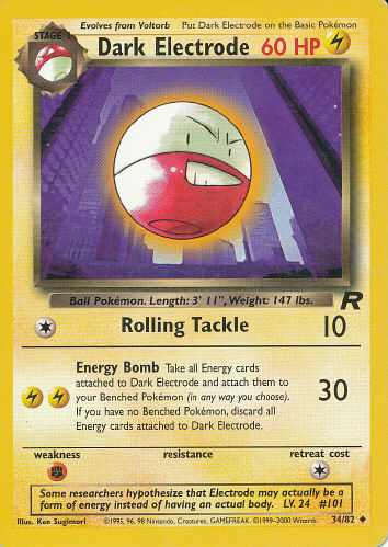 Dark Electrode - (Team Rocket)