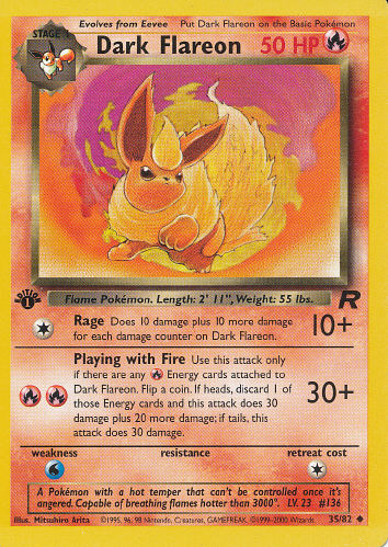 Dark Flareon - (Team Rocket)