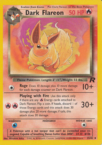 Dark Flareon - (Team Rocket)