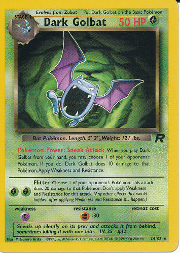 Dark Golbat - (Team Rocket)