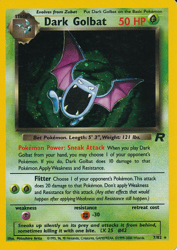 Dark Golbat - (Team Rocket)