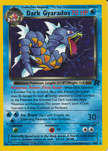 Dark Gyarados - (Team Rocket)