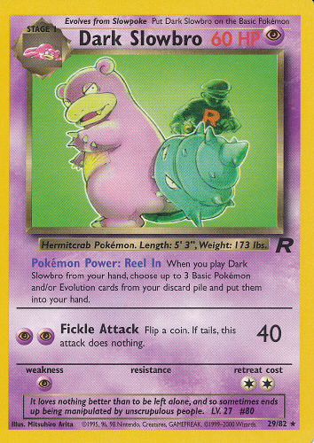 Dark Slowbro - (Team Rocket)