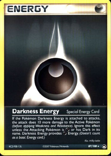 Darkness Energy (Special Energy Card) - (EX Power Keepers)