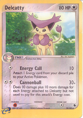 Delcatty (Reverse Holo) - (EX Ruby And Sapphire)