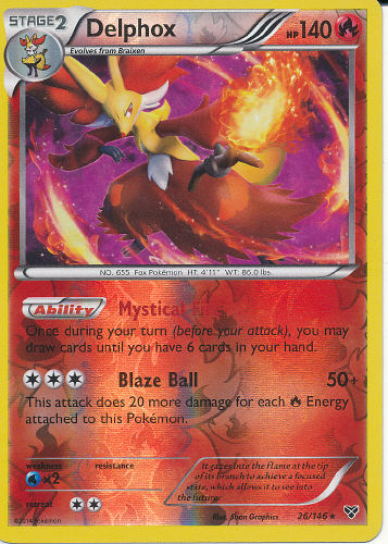 Delphox (Reverse Holo) - (XY)