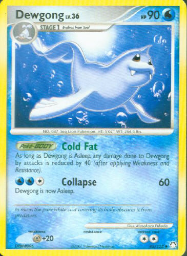 Dewgong - (DP - Mysterious Treasures)