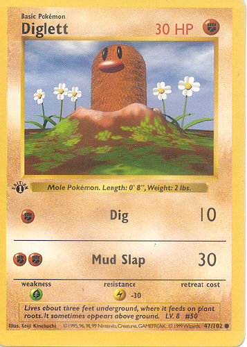 Diglett - (Base Set)