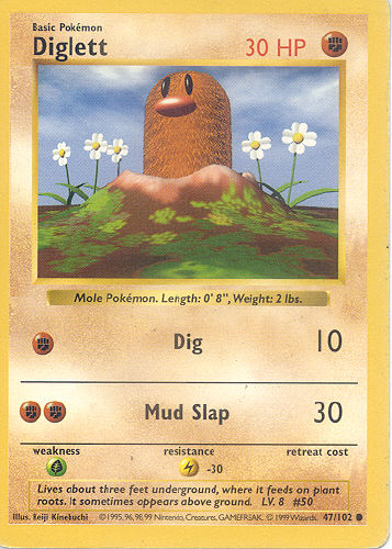 Diglett - (Base Set)