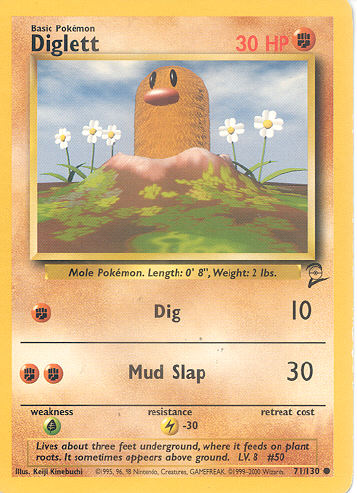 Diglett - (Base Set 2)