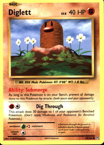 Diglett - (Evolutions)