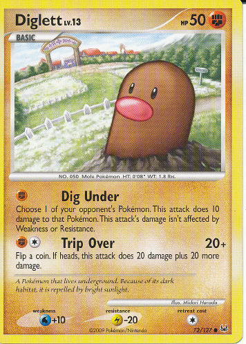 Diglett - (Platinum)