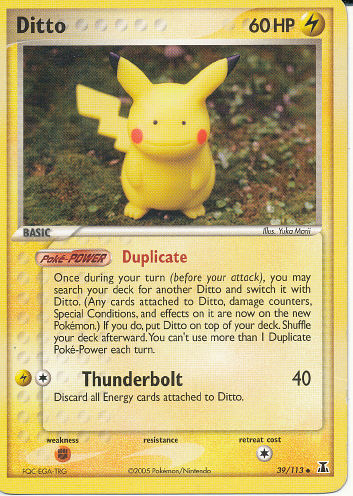 Ditto (Pikachu) - (EX Delta Species)